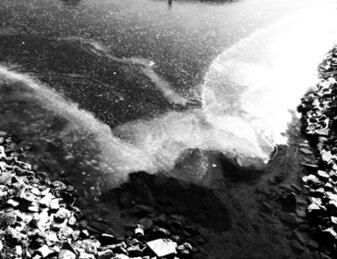 SW Foto Eisfläche am Kaiserteich